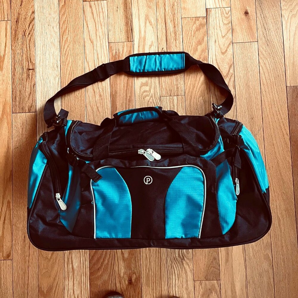 Protege Small Sport Duffel Bag for Travel, Aqua